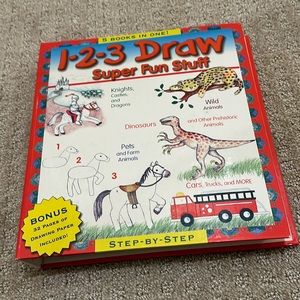 1-2-3 Draw-Super Fun Stuff Book